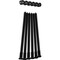 Ekena Millwork Premium 1/2" Barn Door Flat Track Extension Hardware for 2 1/4" Door, Matte Black GB60015EMB - alternate 4